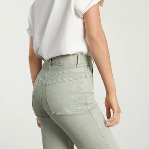 Everlane The Way High Jean NWOT - Aqua Grey (sage)